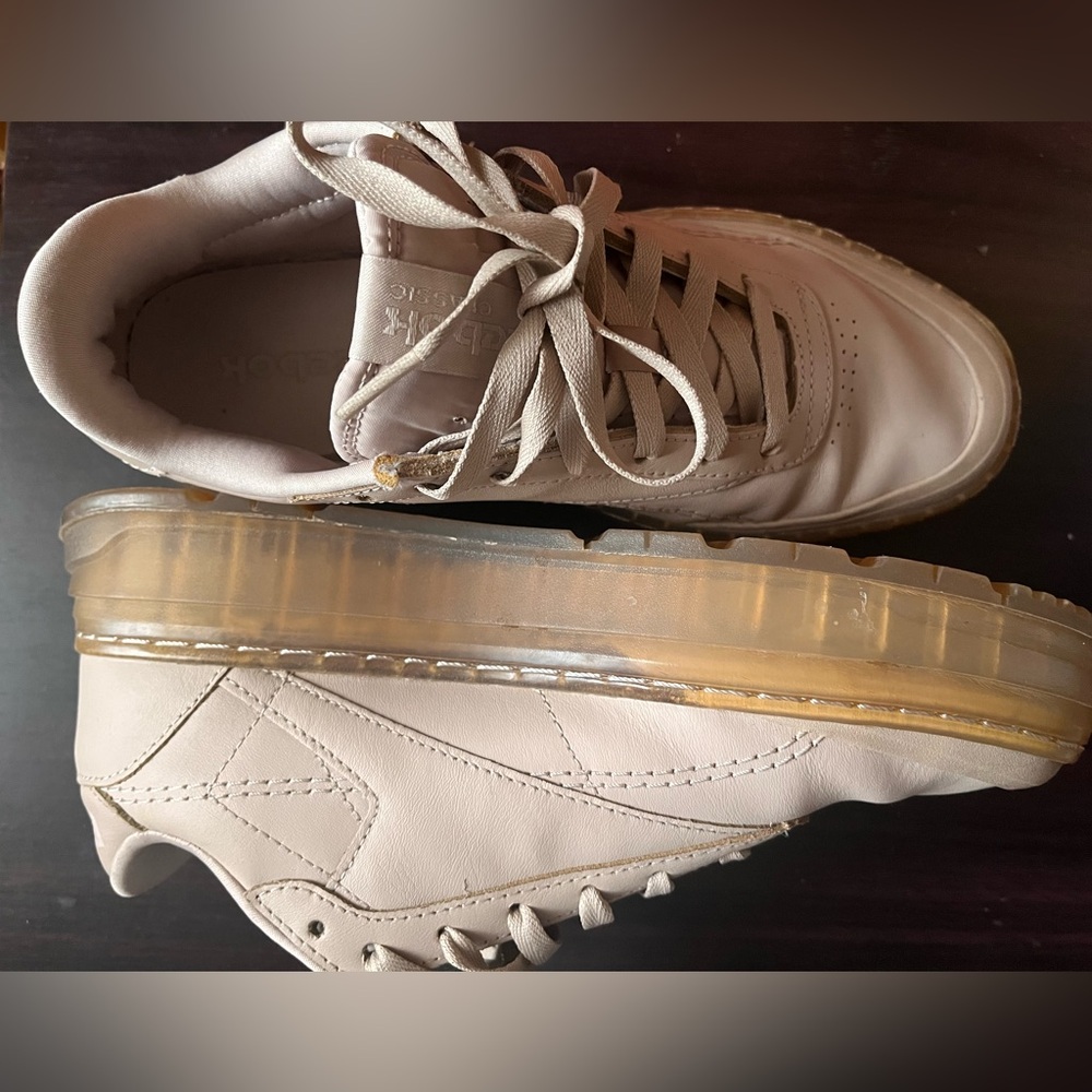 Reebok Club C Double Geo Women's Shoes Modern Beige GZ6418